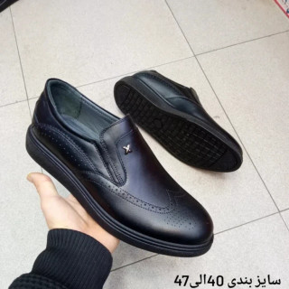 کفش مردانه تمام چرم مدل هشترک ایتالیایی